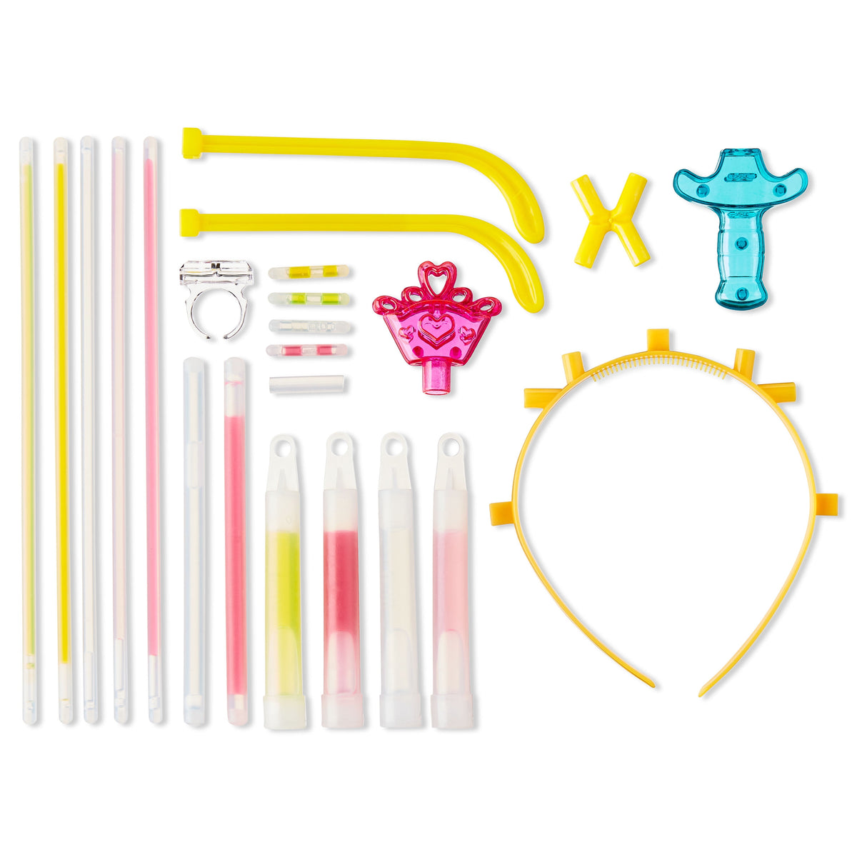 Set De Pulseras Y Juguetes Fluorescentes 200 Piezas