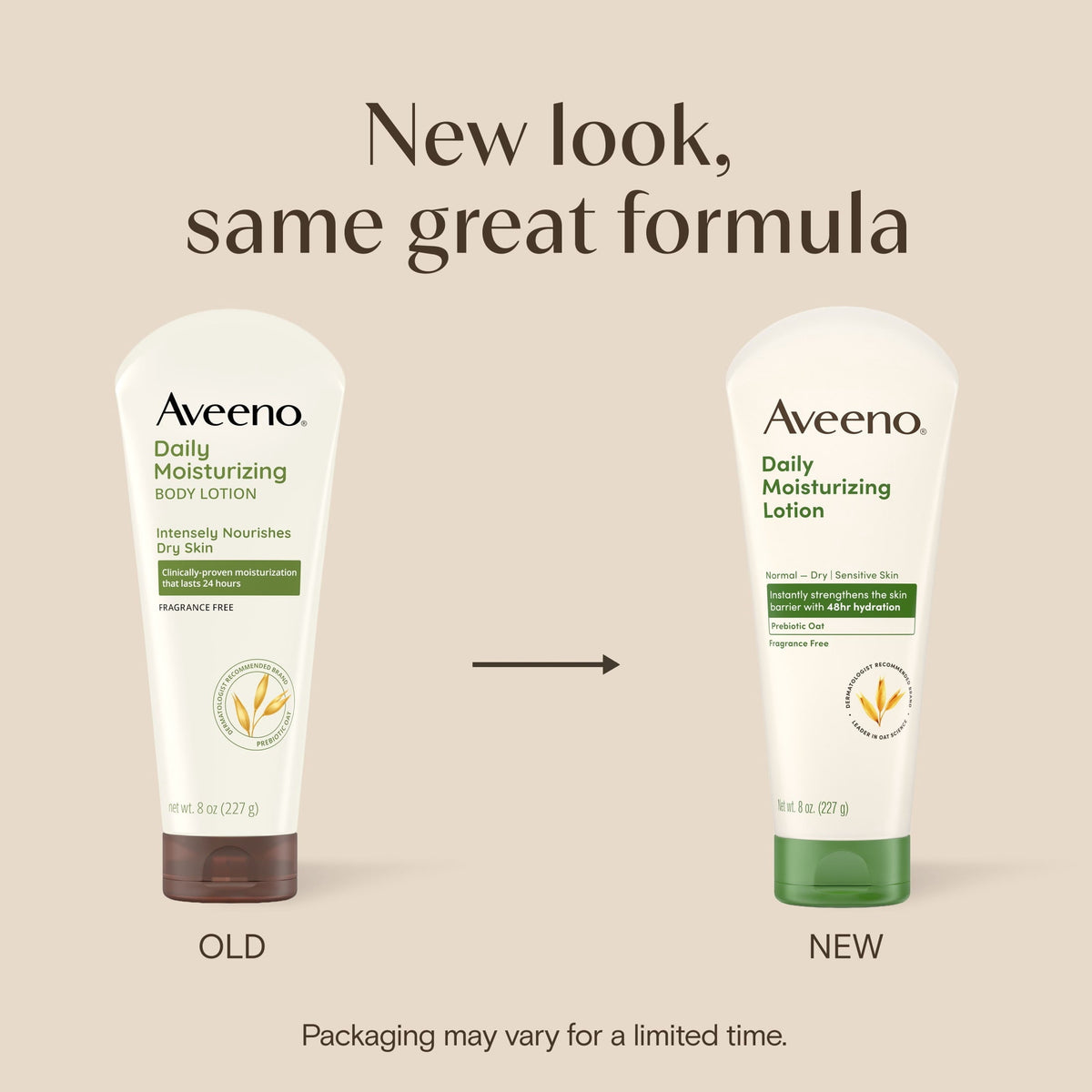 Aveeno Daily Moisturizing Crema Corporal Sin Fragancia 236 ml