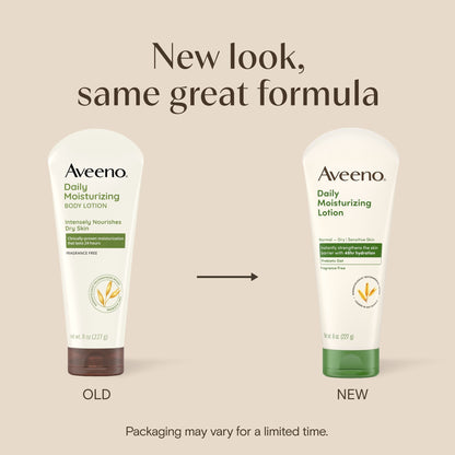 Aveeno Daily Moisturizing Crema Corporal Sin Fragancia 236 ml
