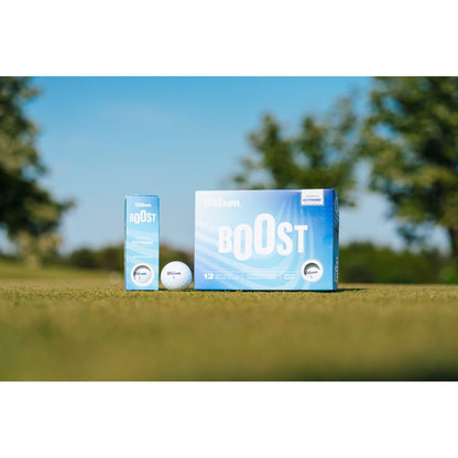 Pelotas De Golf Wilson Boost 2024 Blancas 12 Piezas