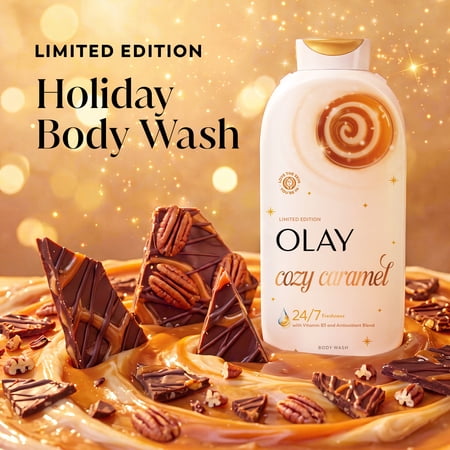 Olay gel de baño Cozy Caramel edición limitada 22 fl oz