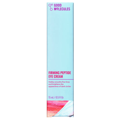 Good Molecules crema contorno ojos péptidos 0.5 fl oz