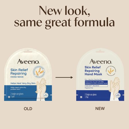 Aveeno Skin Relief mascarilla manos 1 par (1 ct)