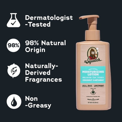 Dr. Squatch loción corporal Coconut Castaway 10 fl oz