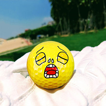 Pelotas De Golf Crestgolf Caras Divertidas 6 Piezas