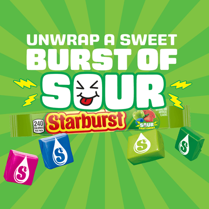 Regalo Starburst Caramelos Ácidos 59g X4