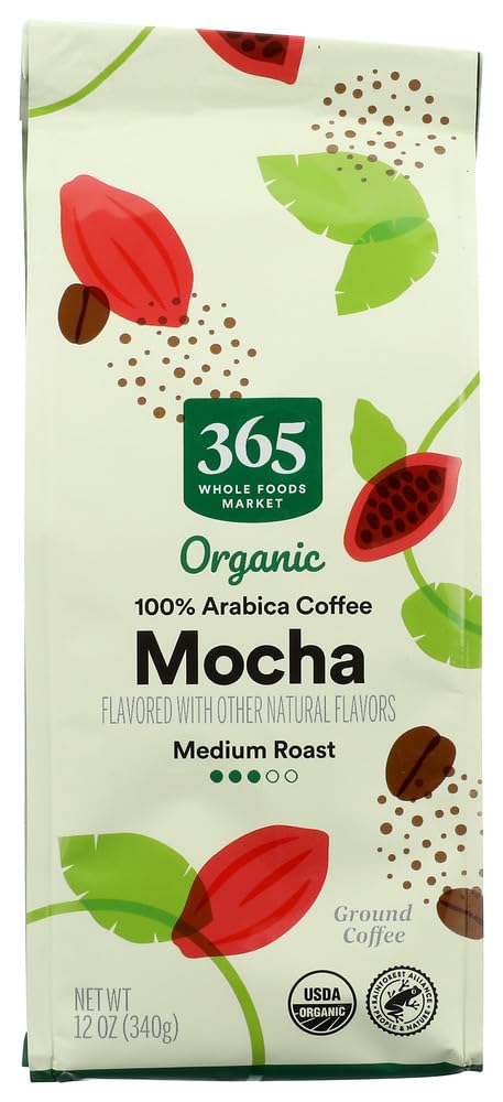 365 Café Molido Orgánico Sabor Moka 340 g