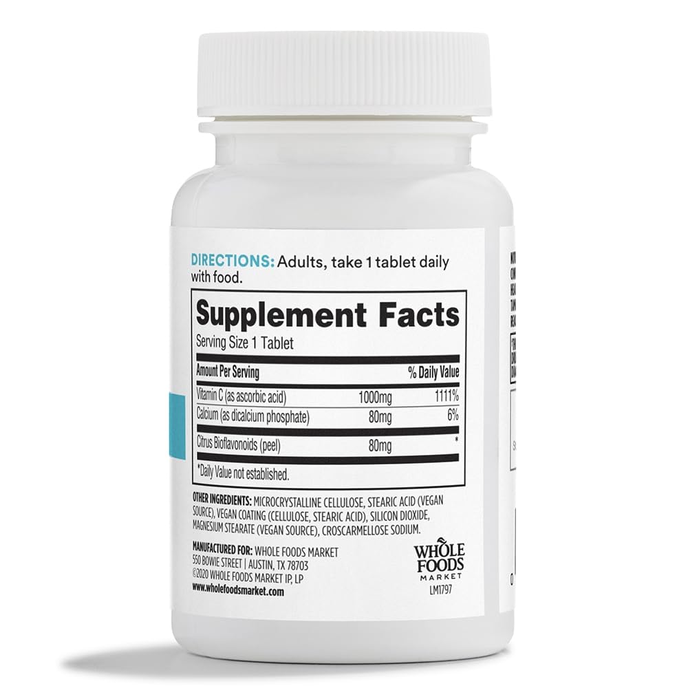 365 Vitamina C 1000 Mg con Bioflavonoides 50 Tabletas