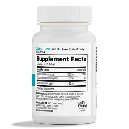 365 Vitamina C 1000 Mg con Bioflavonoides 50 Tabletas