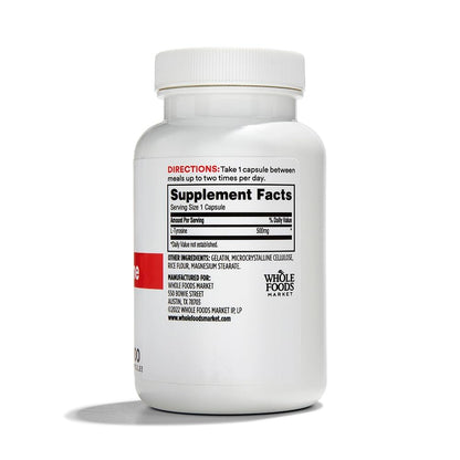 365 L-Tirosina 500 Mg 100 Cápsulas