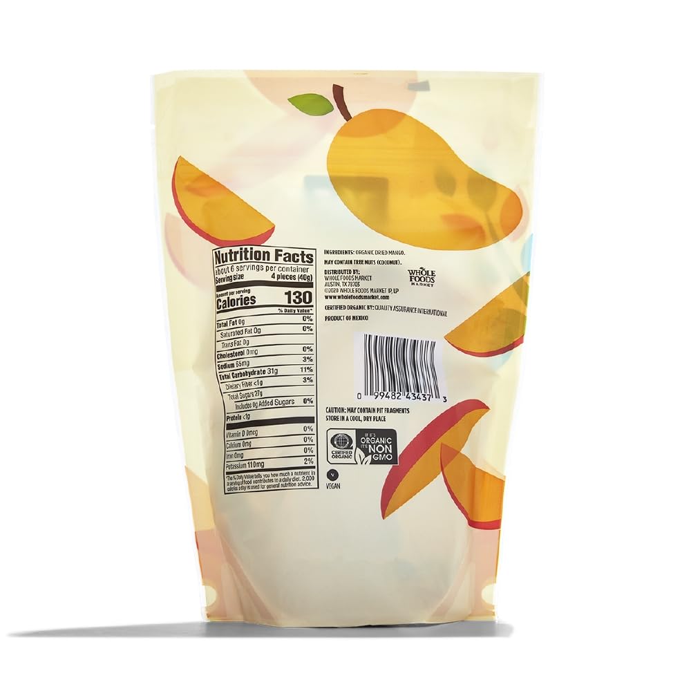 365 Mango Deshidratado Orgánico 227 g