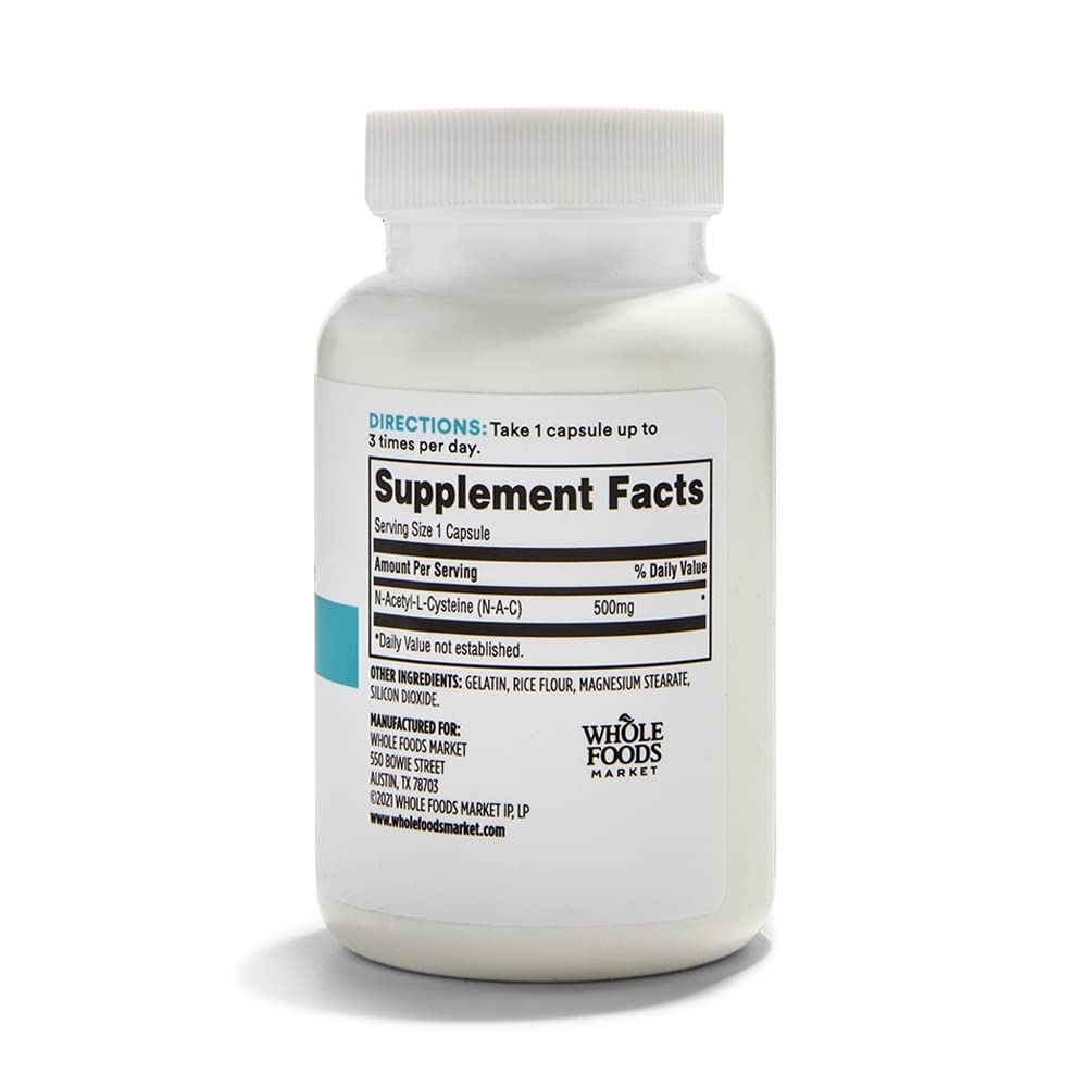 365 N-Acetil L-Cisteína NAC 500 Mg 100 Cápsulas