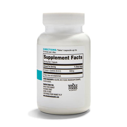 365 N-Acetil L-Cisteína NAC 500 Mg 100 Cápsulas