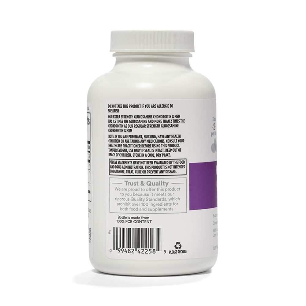 365 Glucosamina Condroitina MSM Doble Concentración 120 Tabletas