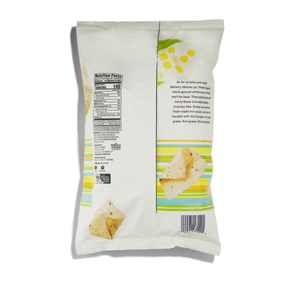 365 Totopos de Maíz Blanco Orgánicos Delgados y Crujientes 340 g