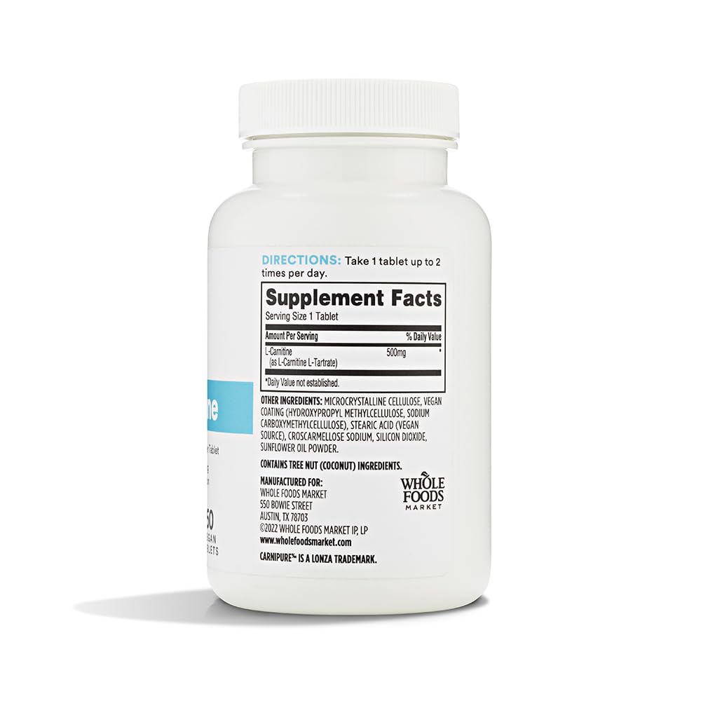 365 L-Carnitina 500 Mg 60 Cápsulas