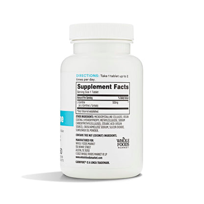 365 L-Carnitina 500 Mg 60 Cápsulas