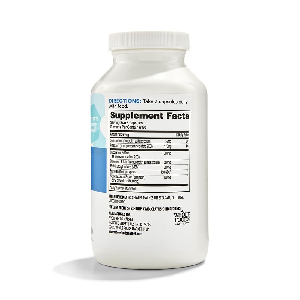 365 Glucosamina Condroitina MSM 240 Tabletas