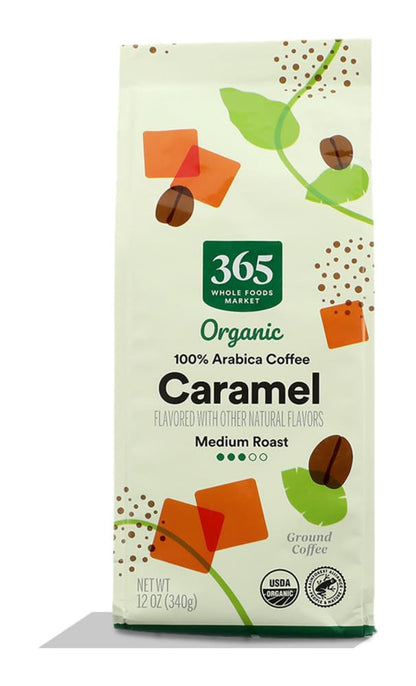 365 Café Molido Orgánico Sabor Caramelo 340 g