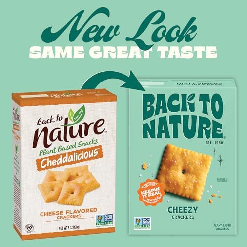 Back to Nature Galletas Sabor Queso 142 g
