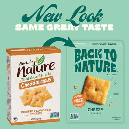 Back to Nature Galletas Sabor Queso 142 g