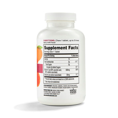 365 Vitamina C Masticable 500 Mg 100 Tabletas