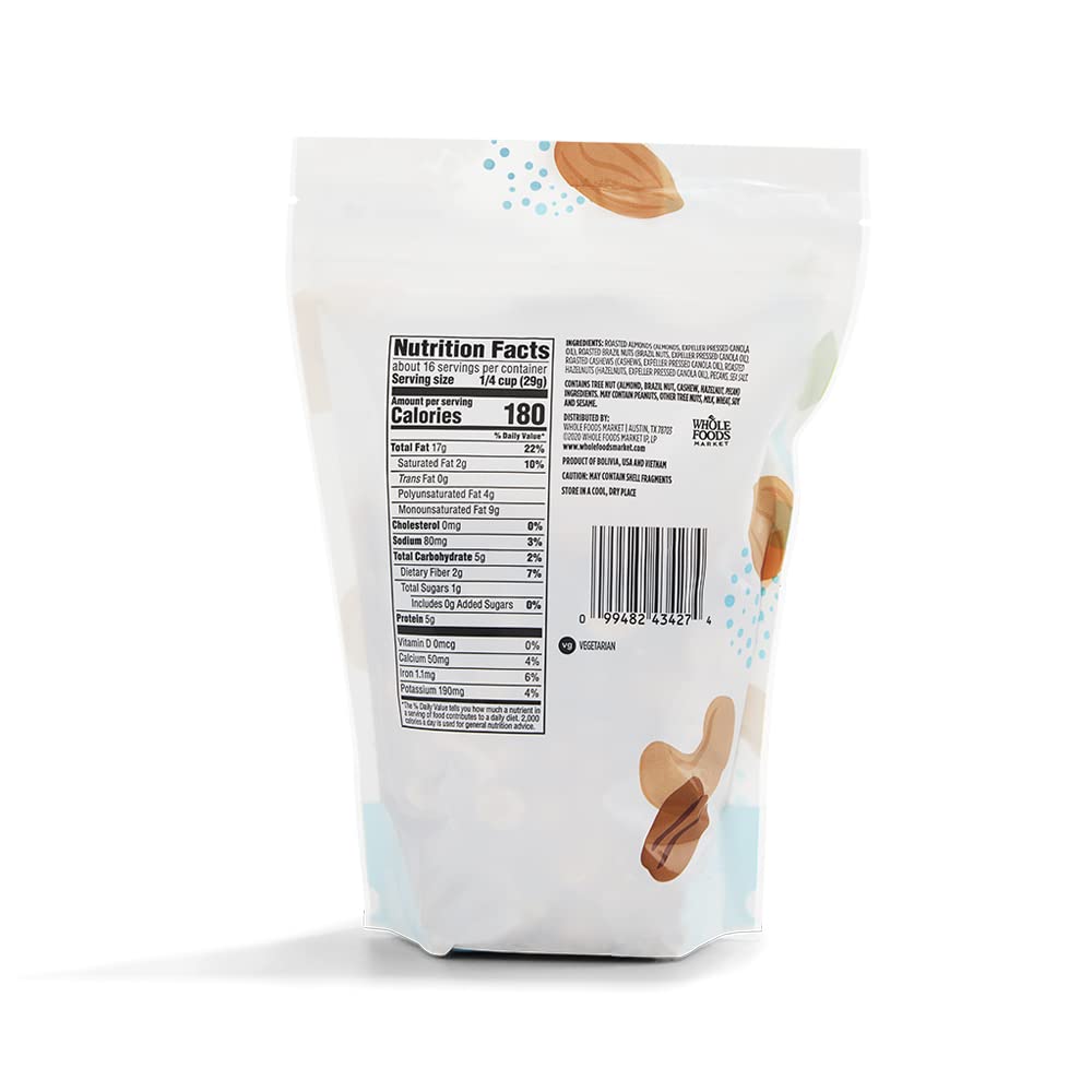 365 Nueces Mixtas Deluxe Tostadas y Saladas 454 g