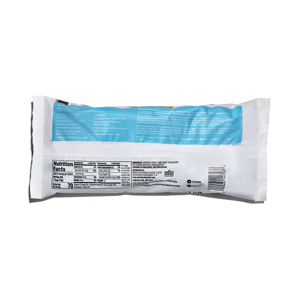 365 Trozos de Chocolate Amargo para Hornear 340 g