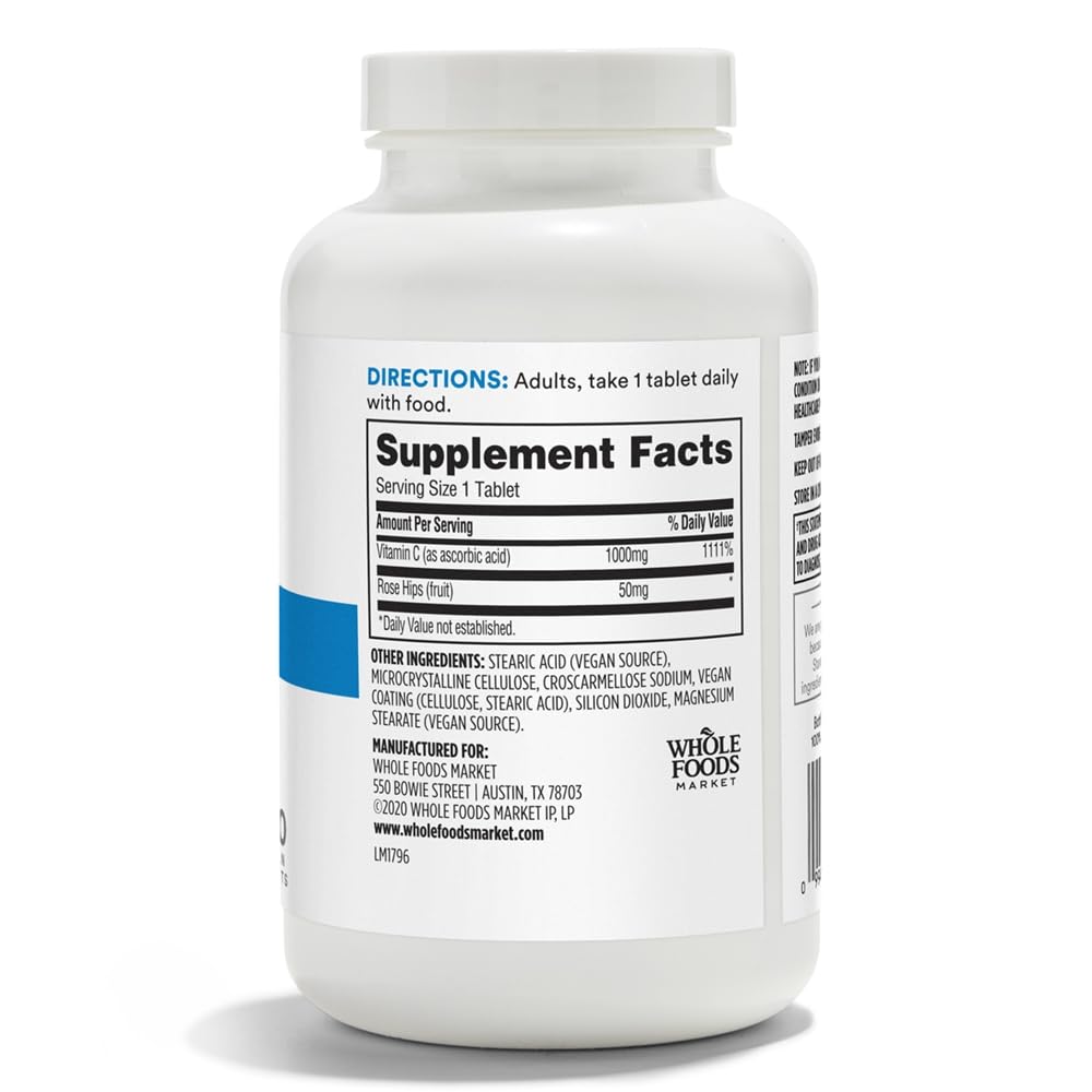 365 Vitamina C 1000 Mg con Escaramujo 250 Tabletas