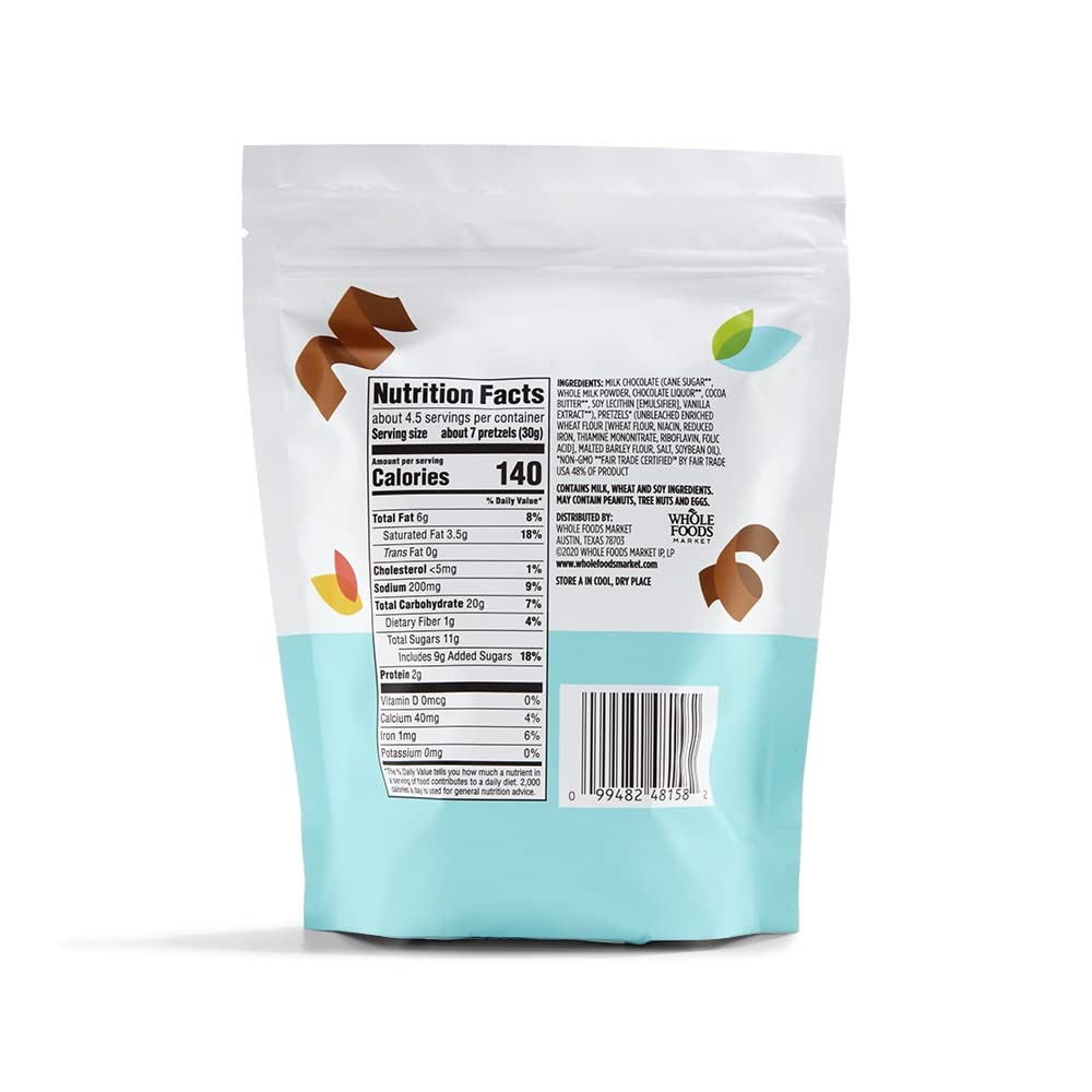 365 Pretzels Cubiertos de Chocolate con Leche 142 g