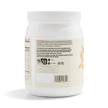 365 Proteína de Chícharo Orgánica en Polvo 454 g