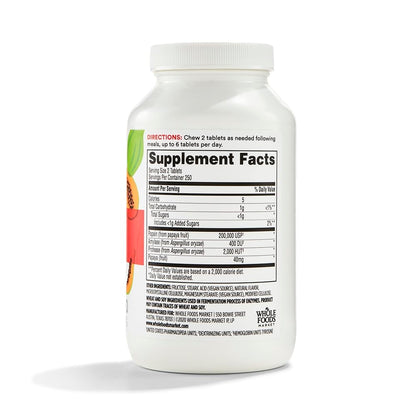 365 Papaya Complex Masticable 500 Tabletas