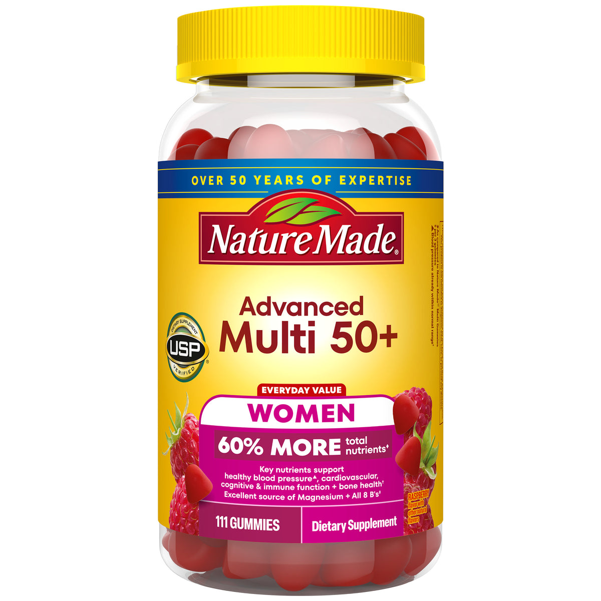 Nature Made Advanced multivitamínico mujer 50+ 111 ct