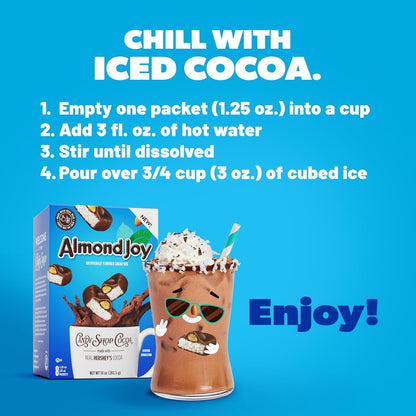 Almond Joy Chocolate Caliente Coco Y Almendra En Polvo
