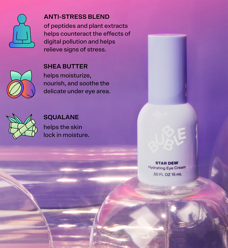 Bubble Star Dew crema hidratante contorno ojos 15 ml