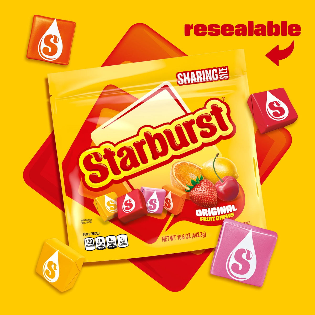 Regalo Starburst Caramelos Originales 442g X2