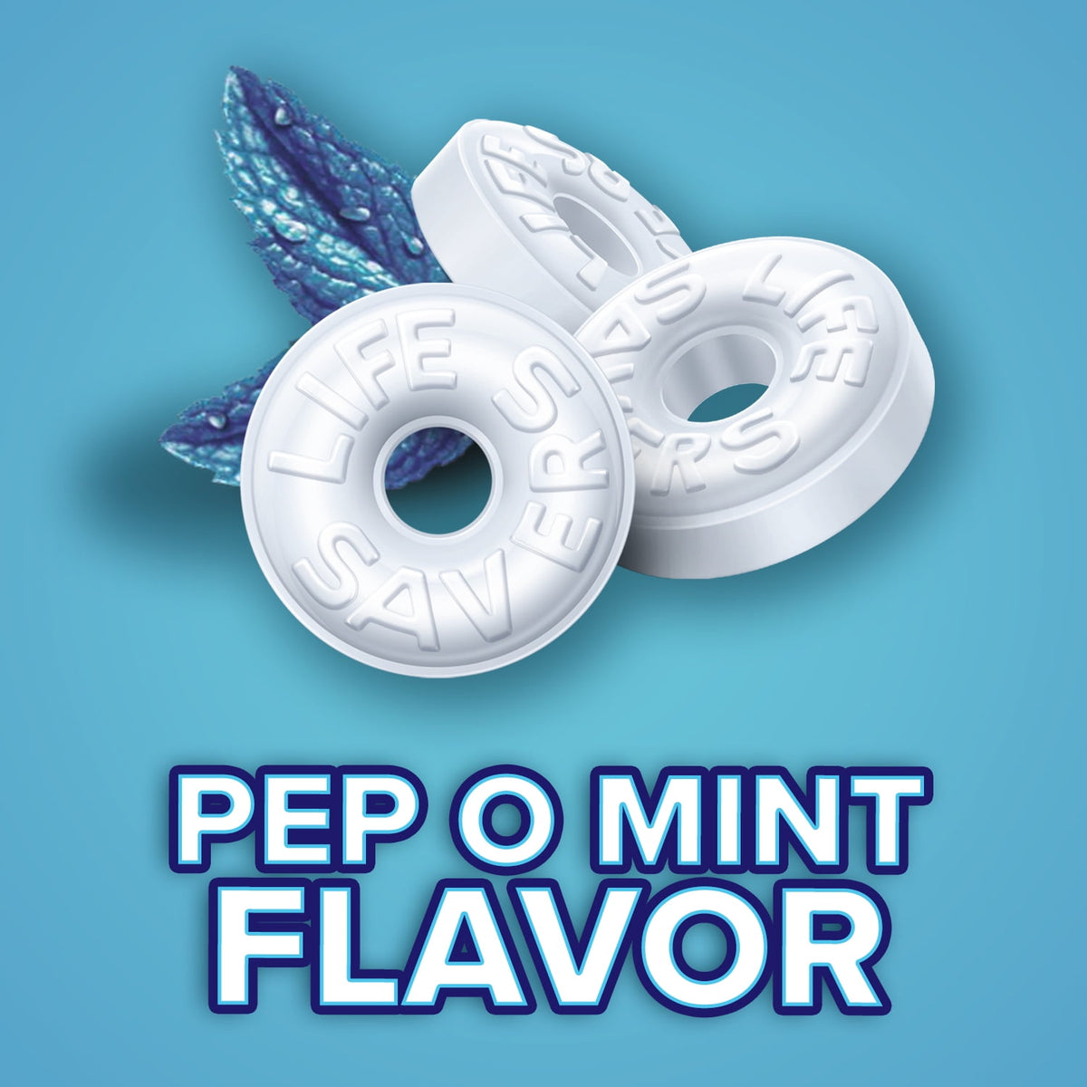 Life Savers Pep-O-Mint Mentas Tamaño Fiesta 1.27 kg
