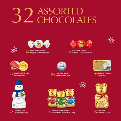 Lindt Teddy Calendario de Adviento Caja 204 g
