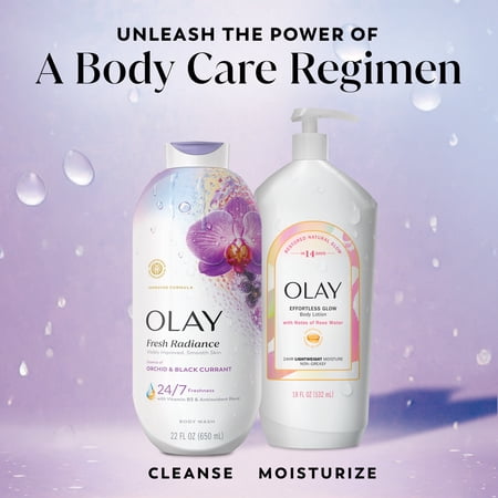 Olay Fresh Radiance gel de baño orquídea grosella 22 fl oz