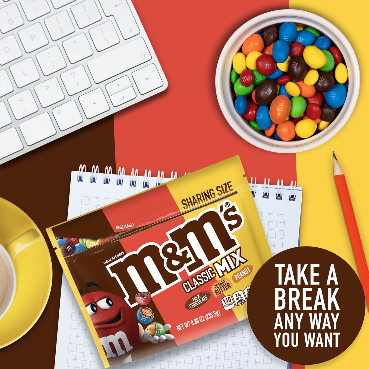 Regalo M&M'S Chocolates Classic Mix 235g X2