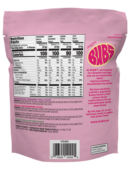 BUBS Gomitas Suecas Mix Ácido y Dulce