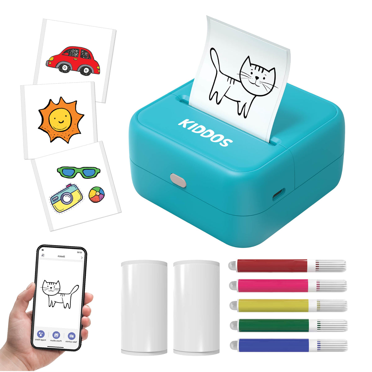 Kiddos Máquina Para Hacer Stickers Con Plumones