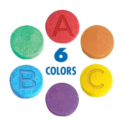 Mr. Bubble Fizzy Tub colores de baño sin aroma 150 ct