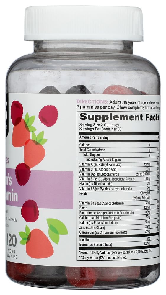 365 Multivitamínico en Gomitas para Mujer 120 Piezas