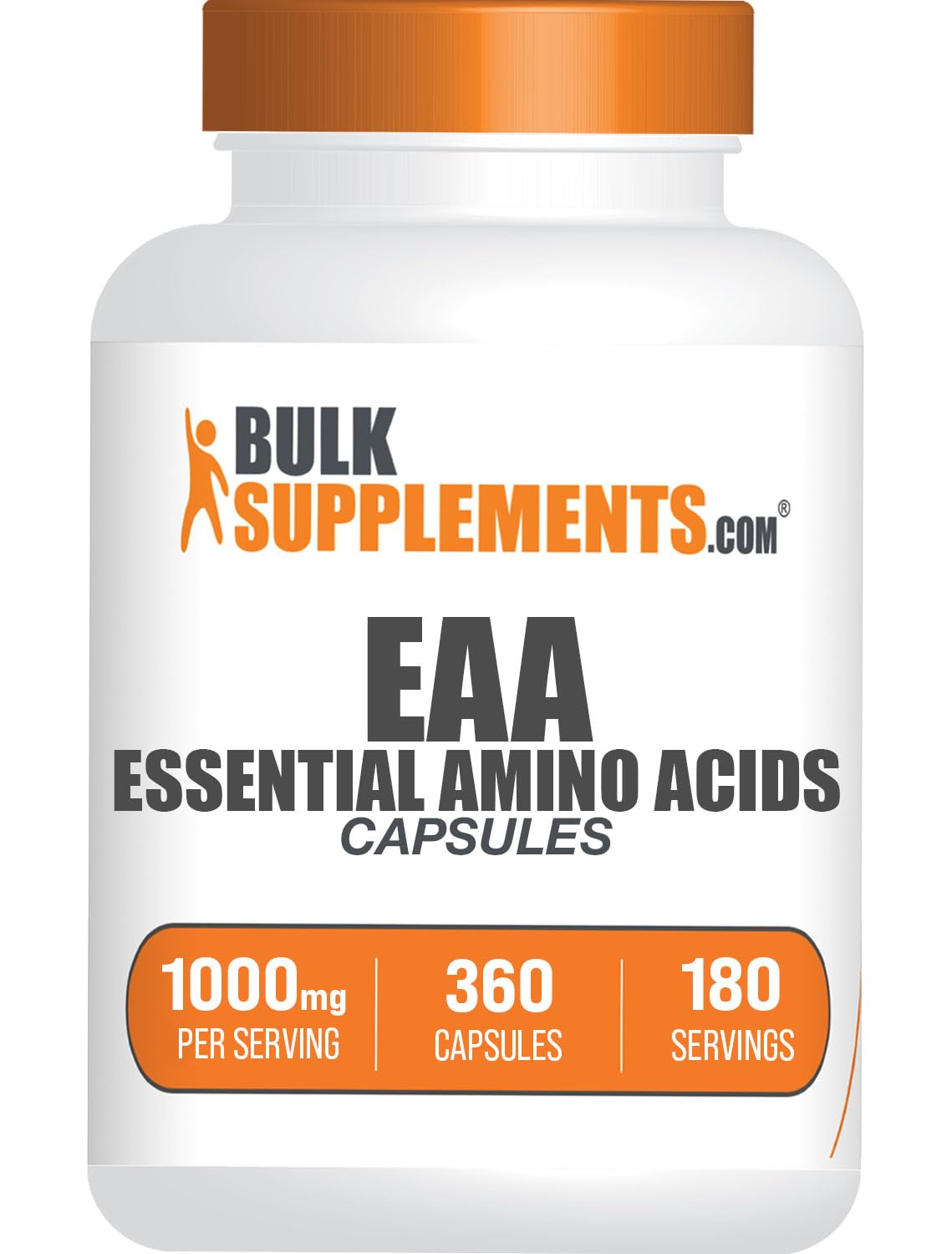 BulkSupplements Eaa Aminoacidos Esenciales 360 Capsulas
