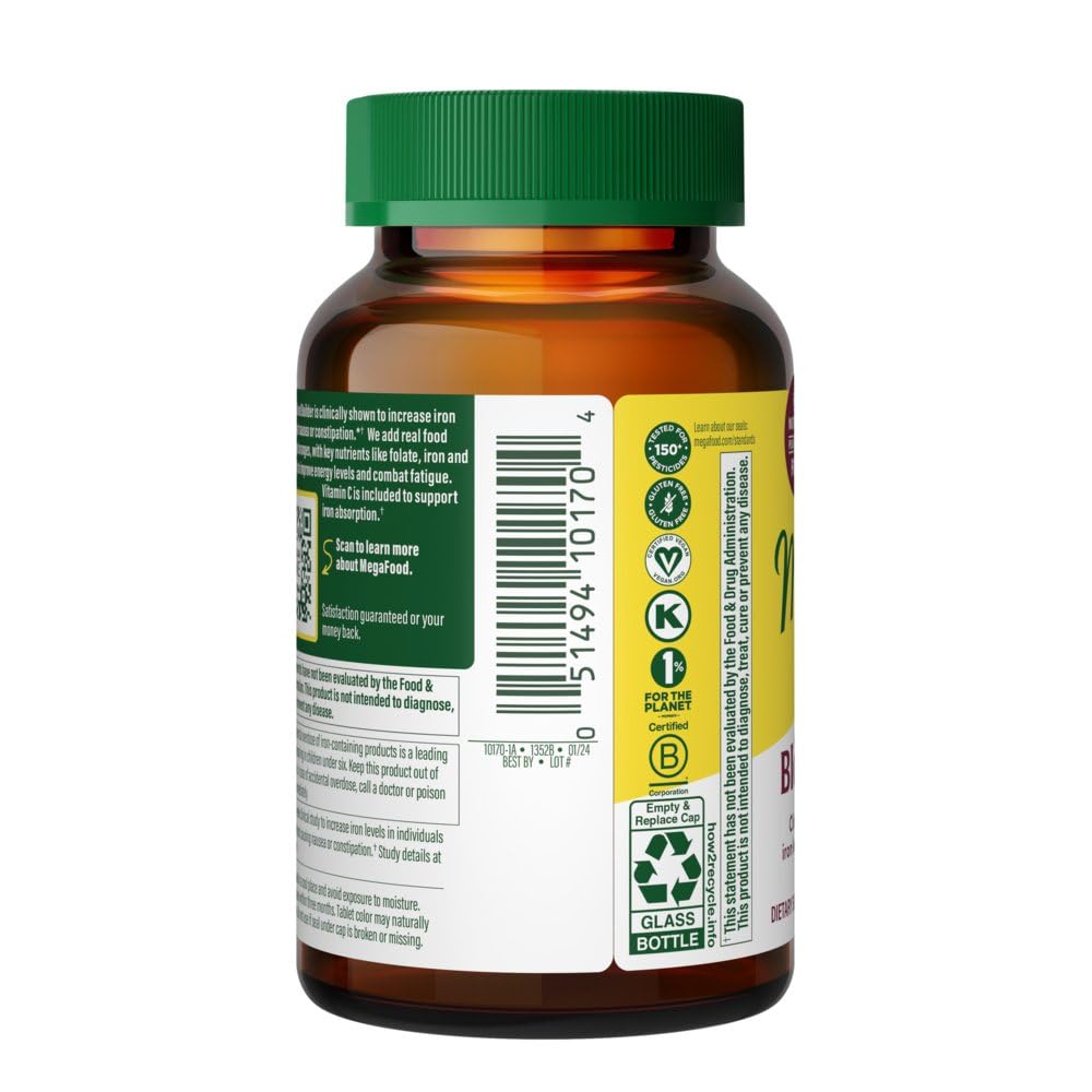 MegaFood Blood Builder Hierro 30 Tabletas