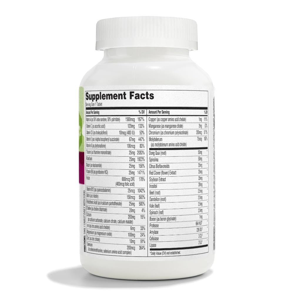 365 Multivitamínico Mujer Una Al Día 180 Tabletas