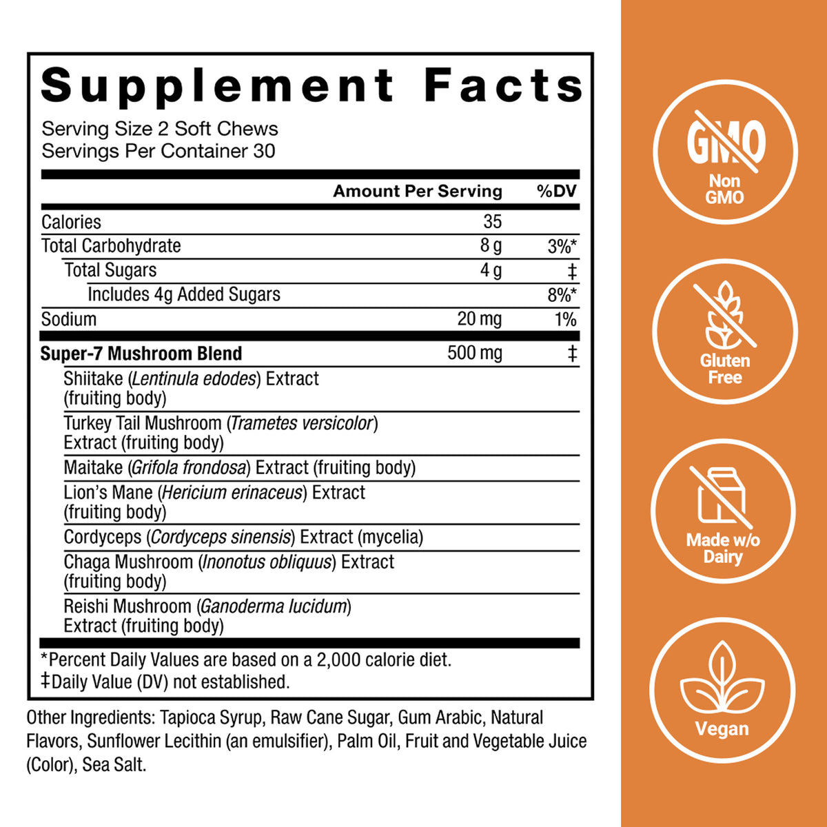 Force Factor Modern Mushrooms canela 60 ct