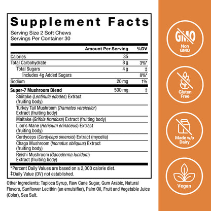 Force Factor Modern Mushrooms canela 60 ct