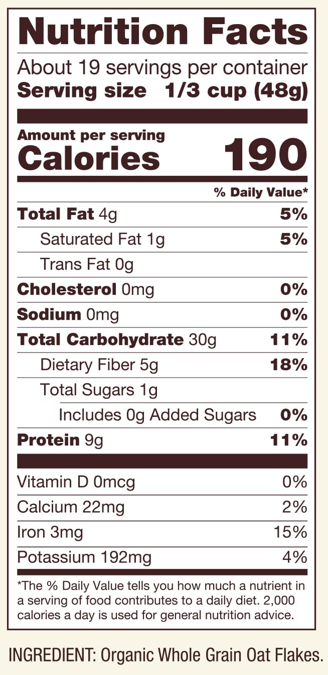 Bob's Red Mill Avena Orgánica con Proteína 907 g